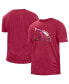 Фото #1 товара Men's Red Arizona Cardinals 2022 Sideline Ink Dye T-shirt