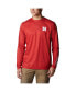 ფოტო #1 პროდუქტის Men's Scarlet Nebraska Huskers Terminal Shot Omni-Shade Omni-Wick Long Sleeve T-shirt