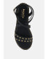 Фото #2 товара CORRIANE Womens Studs Embellishment Strappy Sandals