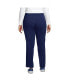 ფოტო #2 პროდუქტის Plus Size Starfish Mid Rise Straight Leg Elastic Waist Pull On Pants