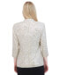 Фото #2 товара Women's Collarless Long-Sleeve Sequin Jacket