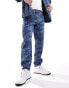 Фото #2 товара Tommy Jeans co-ord Isaac relaxed tapered jeans in mid wash