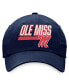 ფოტო #3 პროდუქტის Men's Navy Ole Miss Rebels Slice Adjustable Hat