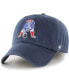 Фото #1 товара Men's Navy Distressed New England Patriots Gridiron Classics Franchise Legacy Fitted Hat
