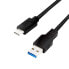 Фото #2 товара LogiLink CU0166 - 0.15 m - USB A - USB C - USB 3.2 Gen 1 (3.1 Gen 1) - 5000 Mbit/s - Black