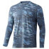 HUK Waypoint Edisto Long Sleeve Shirt Синий, M - фото #1