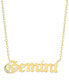 Gemini Gold-Plated Sterling Silver