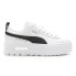 Фото #1 товара Puma Mayze Flawless Lace Up Platform Womens White Sneakers Casual Shoes 3916360