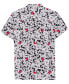 Фото #2 товара Men's Mickey Mouse Short Sleeves Woven Shirt