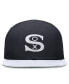 Фото #2 товара Men's Navy, White Distressed Chicago White Sox Rewind Cooperstown True Performance Fitted Hat