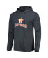 ფოტო #3 პროდუქტის Men's Heather Navy and Heather Charcoal Houston Astros Meter Hoodie and Joggers Set