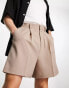 Фото #1 товара ASOS DESIGN smart cropped bermuda shorts in stone