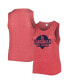 Фото #1 товара Women's Red St. Louis Cardinals Plus Size High Neck Tri-Blend Tank Top