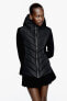 Contrast puffer jacket