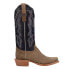 Фото #2 товара R. Watson Boots Boar Cafe Embroidered Narrow Square Toe Cowboy Womens Blue, Bro