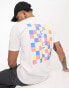 Фото #1 товара ellesse Chello t-shirt with multi colour back print in white