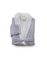 Stria Stripe Fleece and Polyester Bath Robe