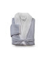 Фото #6 товара Stria Stripe Fleece and Polyester Bath Robe