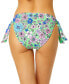 Women's Peony Party Side-Tie Hipster Bikini Bottoms, Created for Macy's