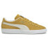 Фото #1 товара Puma Suede Classic Xxi Lace Up Mens Yellow Sneakers Casual Shoes 37491505