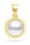 Фото #1 товара Minimalist Gold Plated Genuine Pearl Pendant PT89Y