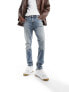 Фото #9 товара ASOS DESIGN skinny jeans in light blue tinted wash