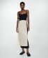 Women's Slit Detail Ramio Pareo Skirt