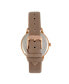 Women Vancouver Leather Watch - Tan, 36mm