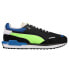 Кроссовки для мужчин PUMA City Rider Electric Lace Up черные, синие D, Средняя, 4 - фото #1