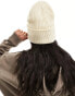 Фото #4 товара Pieces ribbed beanie in beige