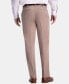 Men's Premium Comfort Khaki Classic-Fit 2-Way Stretch Wrinkle Resistant Flat Front Stretch Casual Pants