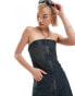 Фото #2 товара COLLUSION motorcross denim jumpsuit in dirty wash