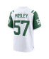 Men's C.J. Mosley White New York Jets Classic Alternate Game Jersey Белый, S - фото #3