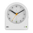 Braun BC22 - Quartz alarm clock - Round - White - Yellow - 12h - Buzzer - Battery