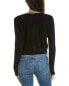 Фото #2 товара Hannah Rose Double Tipped Cropped Cashmere Cardigan Women's