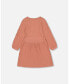 Girl 3/4 Sleeve Knitted Dress Cinnamon Pink - Child