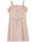 ფოტო #3 პროდუქტის Big Girls Feather-Trim A-line Dress