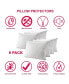 Фото #6 товара Waterproof Zippered Pillow Protector - Queen Size - 8 Pack