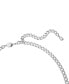 Фото #3 товара Swarovski rhodium-Plated Crystal Charm Necklace, 16-1/2" + 3" extender