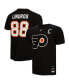 Фото #1 товара Men's Eric Lindros Black Philadelphia Flyers Name and Number T-shirt