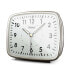 Mebus Radio - Digital alarm clock - Silver - White - 12h - Radio/Buzzer - Analog - Battery
