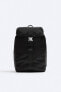 Nylon backpack with buckle