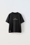 Embroidered jean-michel basquiat ™ t-shirt