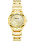 ფოტო #1 პროდუქტის Women's Quartz Gold-Tone Alloy Bracelet Watch, 29mm