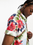 Superdry vintage Hawaiian short sleeve shirt in multi