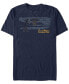 ფოტო #1 პროდუქტის Men's Caddyshack Scenic Explosion Short Sleeve T-shirt