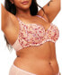 ფოტო #3 პროდუქტის Plus Size Rosa Unlined Balconette Bra