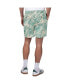 Фото #2 товара Men's Green New York Jets Sandwashed Monstera Print Amphib Shorts