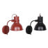 Фото #1 товара Настенный светильник DKD Home Decor 15 x 20 x 28 cm 16,5 x 26 x 28 cm Красный Чёрный Металл 220 V 50 W Loft (2 штук)
