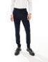 Фото #1 товара ASOS DESIGN skinny suit trousers in navy